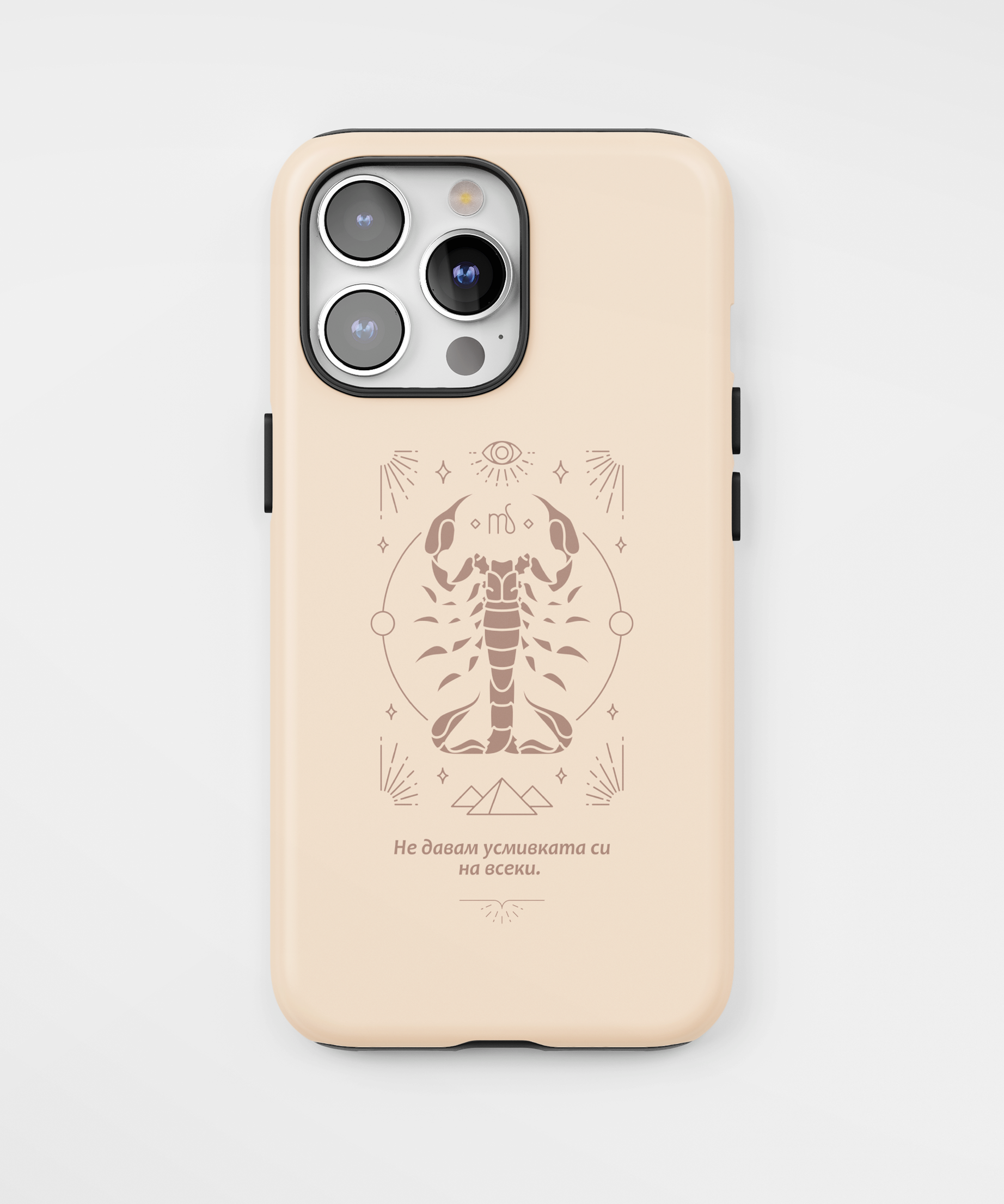 Силиконов Кейс за iPhone - Zodiac Collection Scorpio / Зодия Скорпион