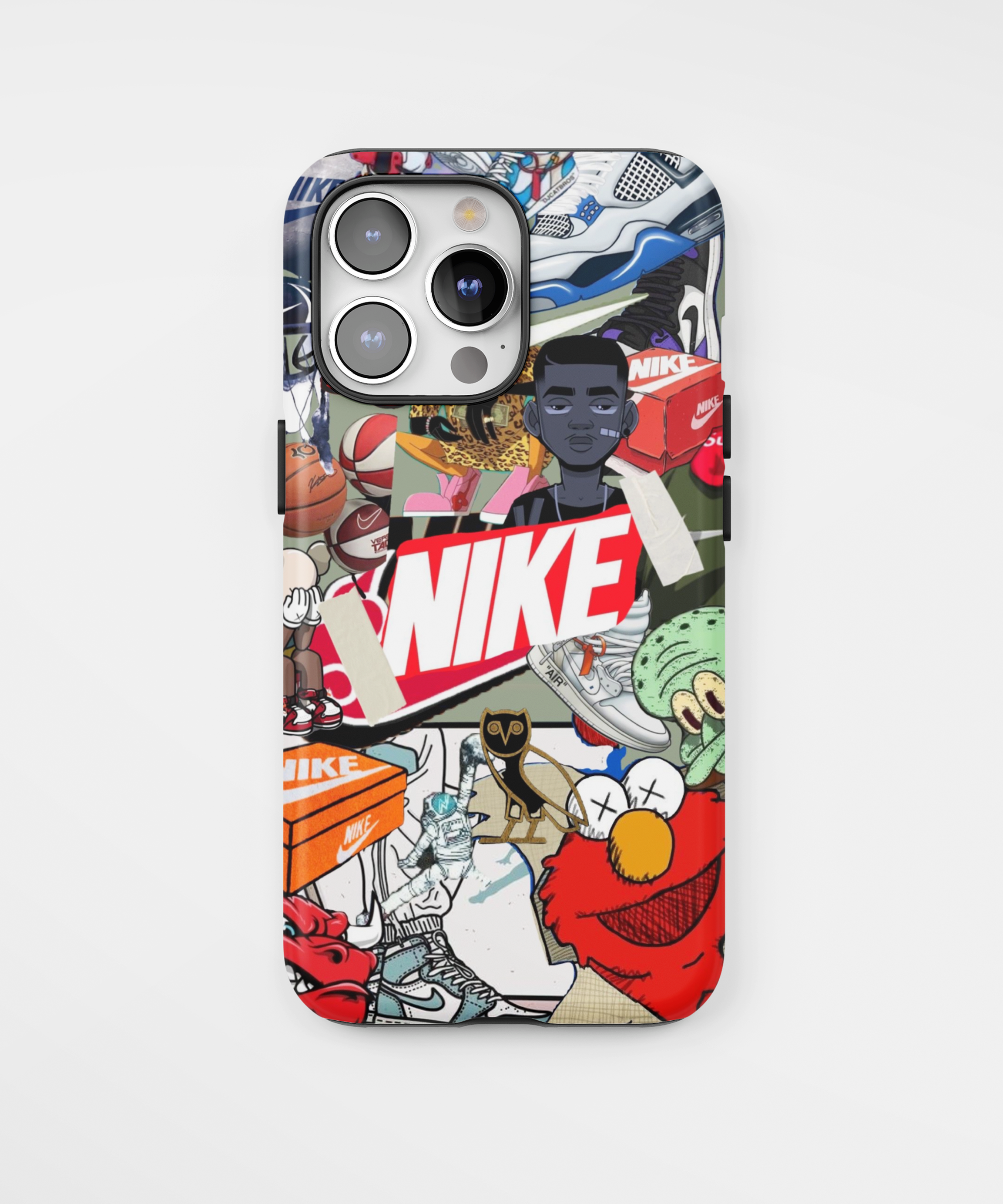 Силиконов Кейс за iPhone - Nike Sticker Bomb