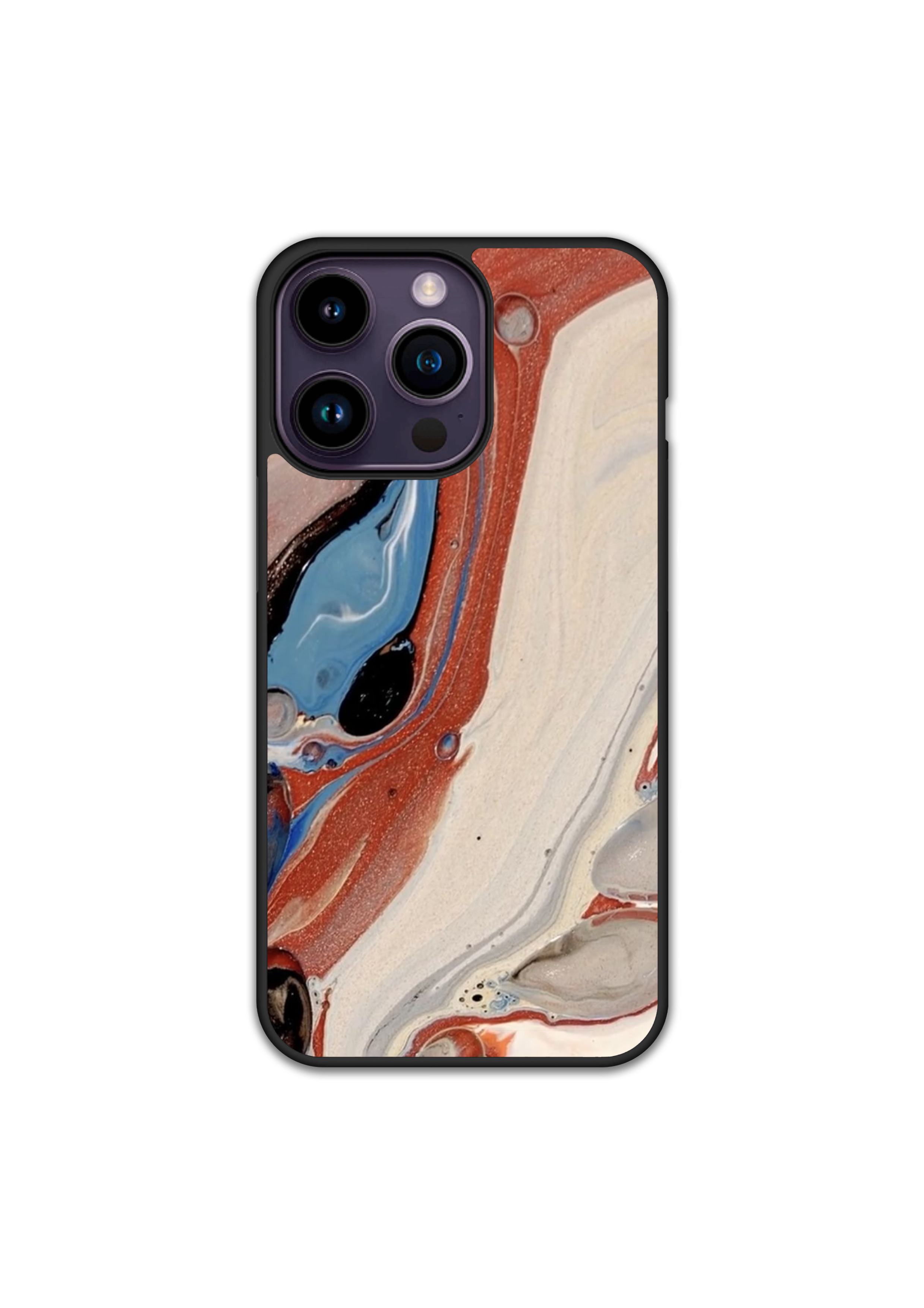 Силиконов Premium Marble Кейс - Waving Brush