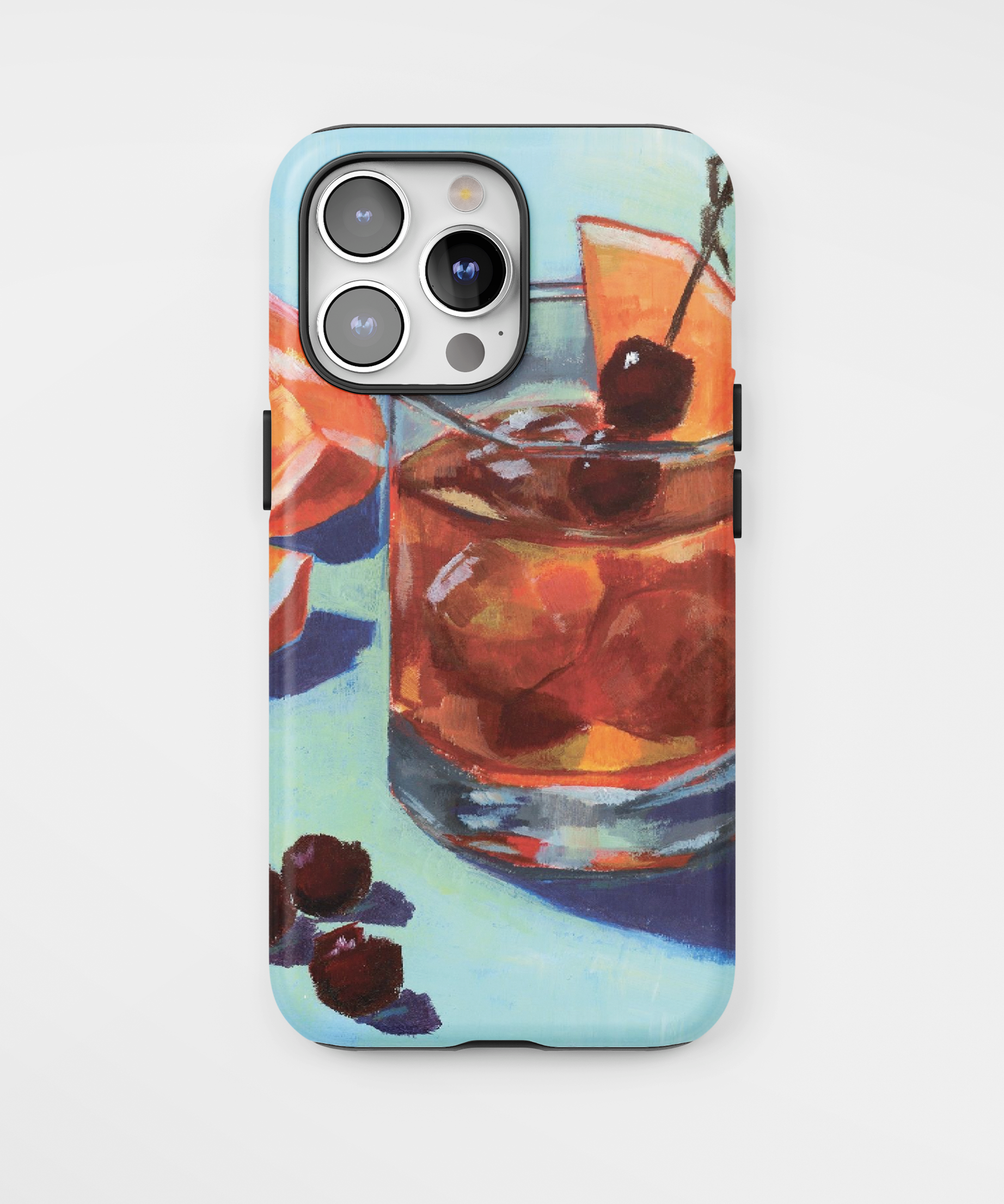 Силиконов Кейс за iPhone - Art Paintings Whiskey Lover